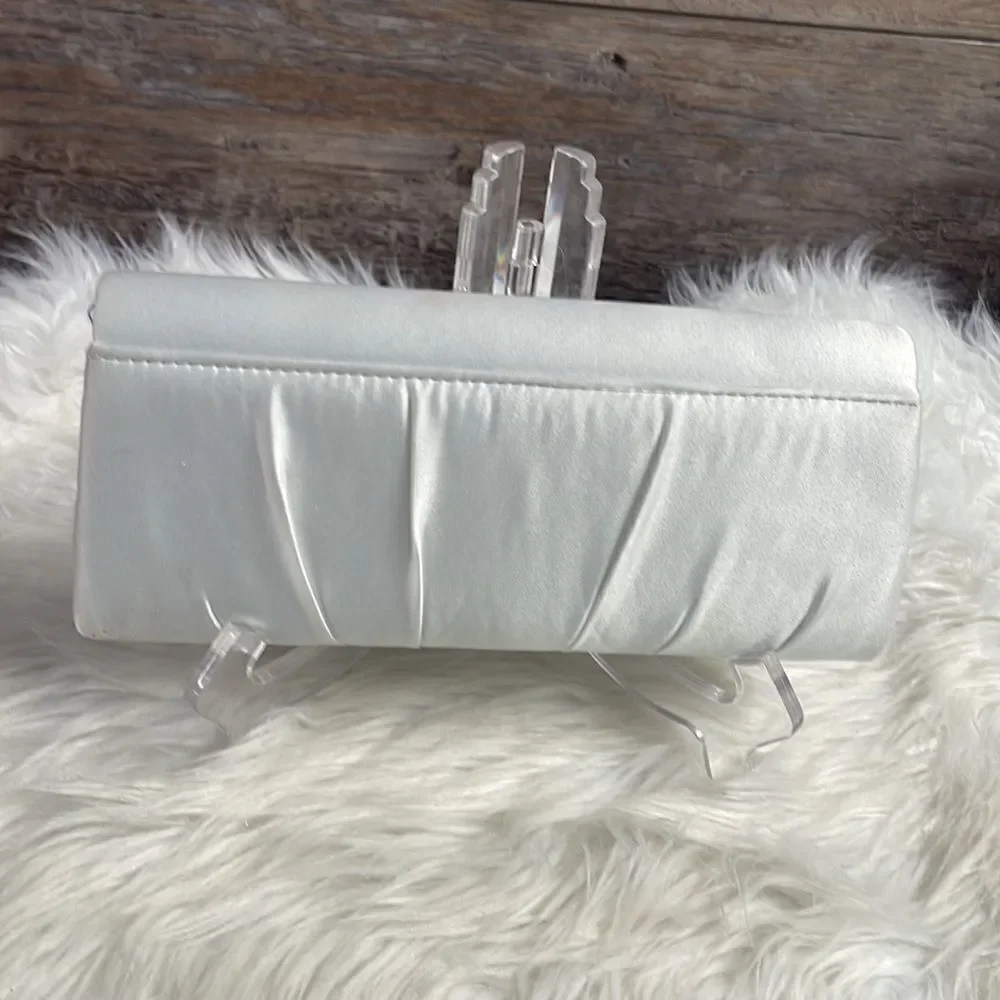 Vintage White Evening Clutch Bag
